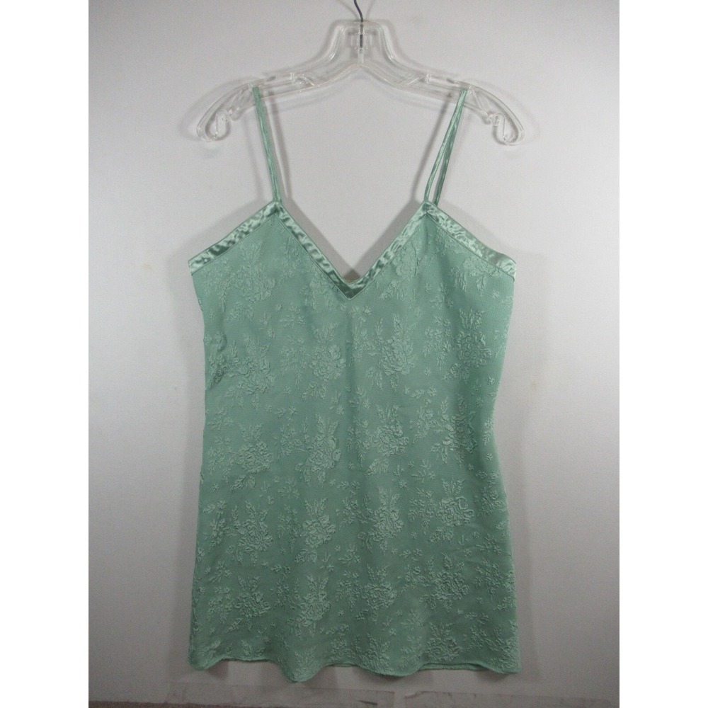 Vintage Inner Most Slip Chemise Babydoll Large Green Nightgown